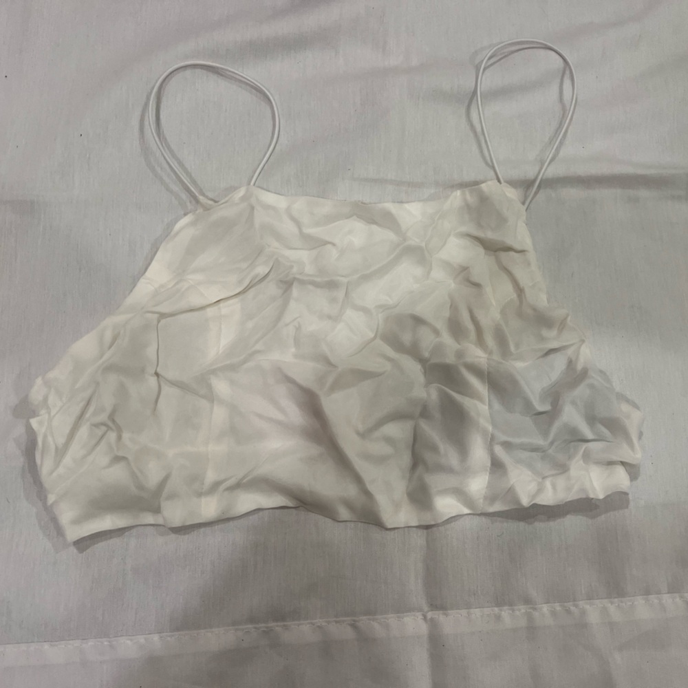 Local European Cream Satin Chemise